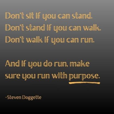 Run with purpose